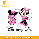 Disney Minnie happy birthday girl svg