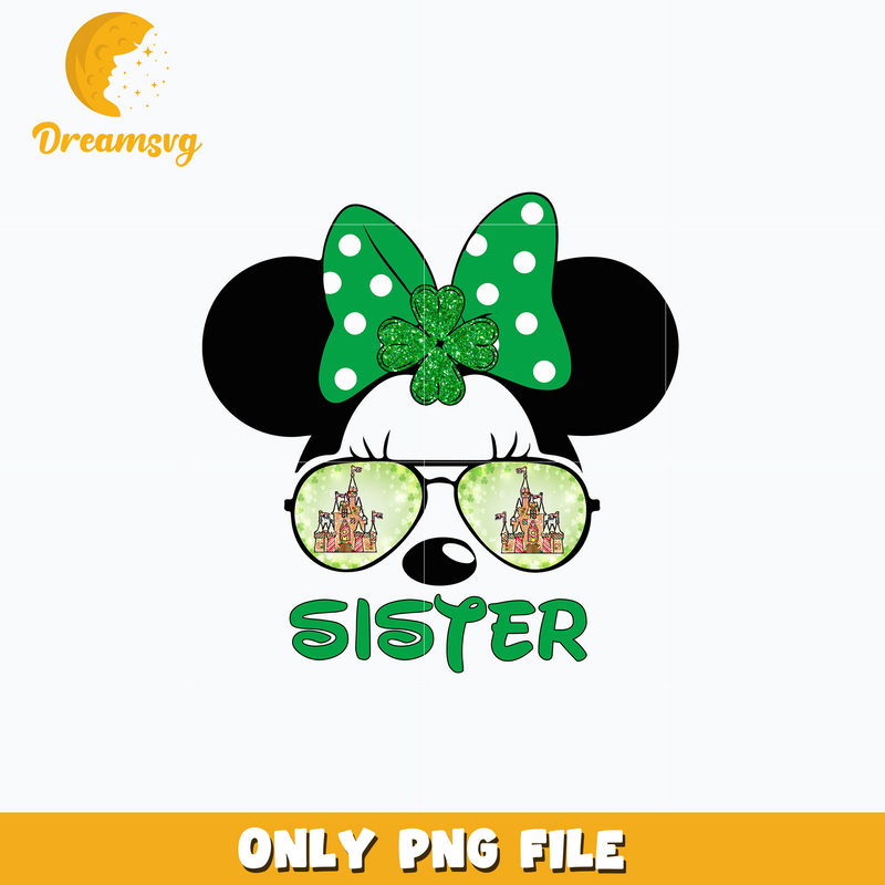 Minnie sister caslte st. patrick's day png