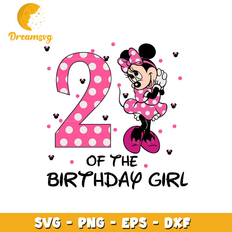 Disney Minnie of the birthday girl svg