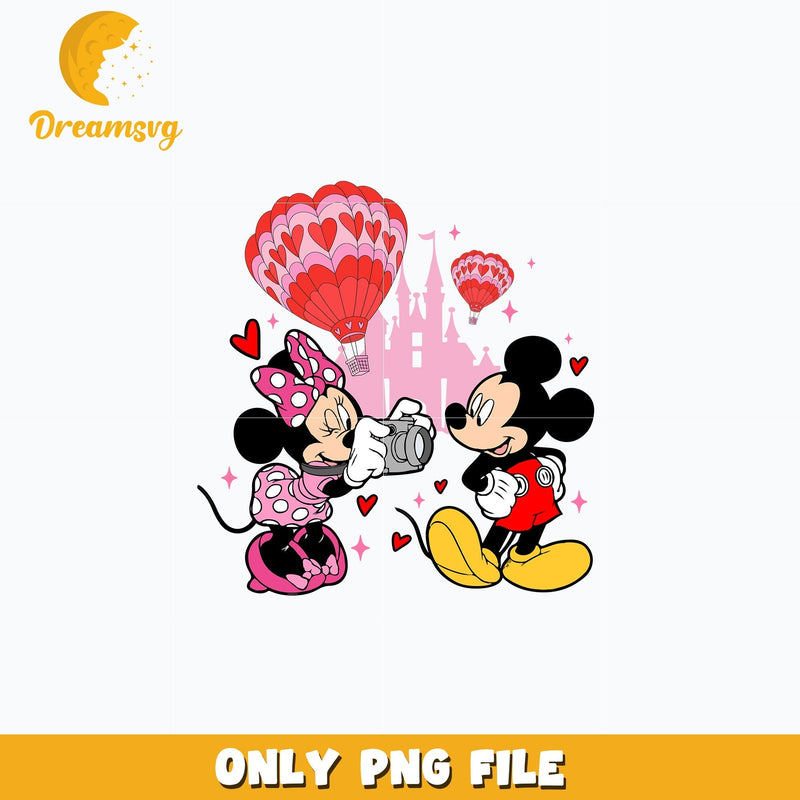 Mickey couple valentine png