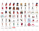 Miraculous Ladybug clipart bundle, transparent PNG, designs for decoration / sublimation, instant download