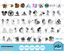 Moana 2 clipart bundle, Moana 2 svg cut files for Cricut / Silhouette, Moana 2 png