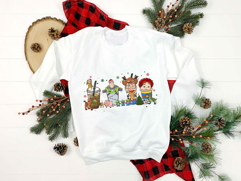 Toy Story Coffee Christmas PNG, Christmas Coffee PNG.