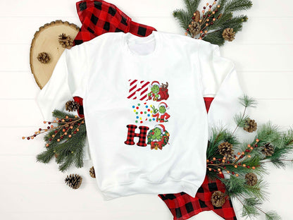 Ho Ho Ho Grinch Santa Claus Christmas SVG, Christmas SVG File.