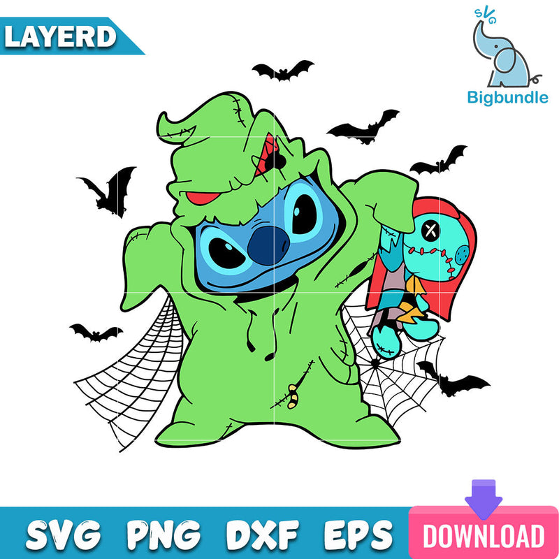 Stitch Oogie Boogie Svg, Stitch Halloween Svg, SG26072395