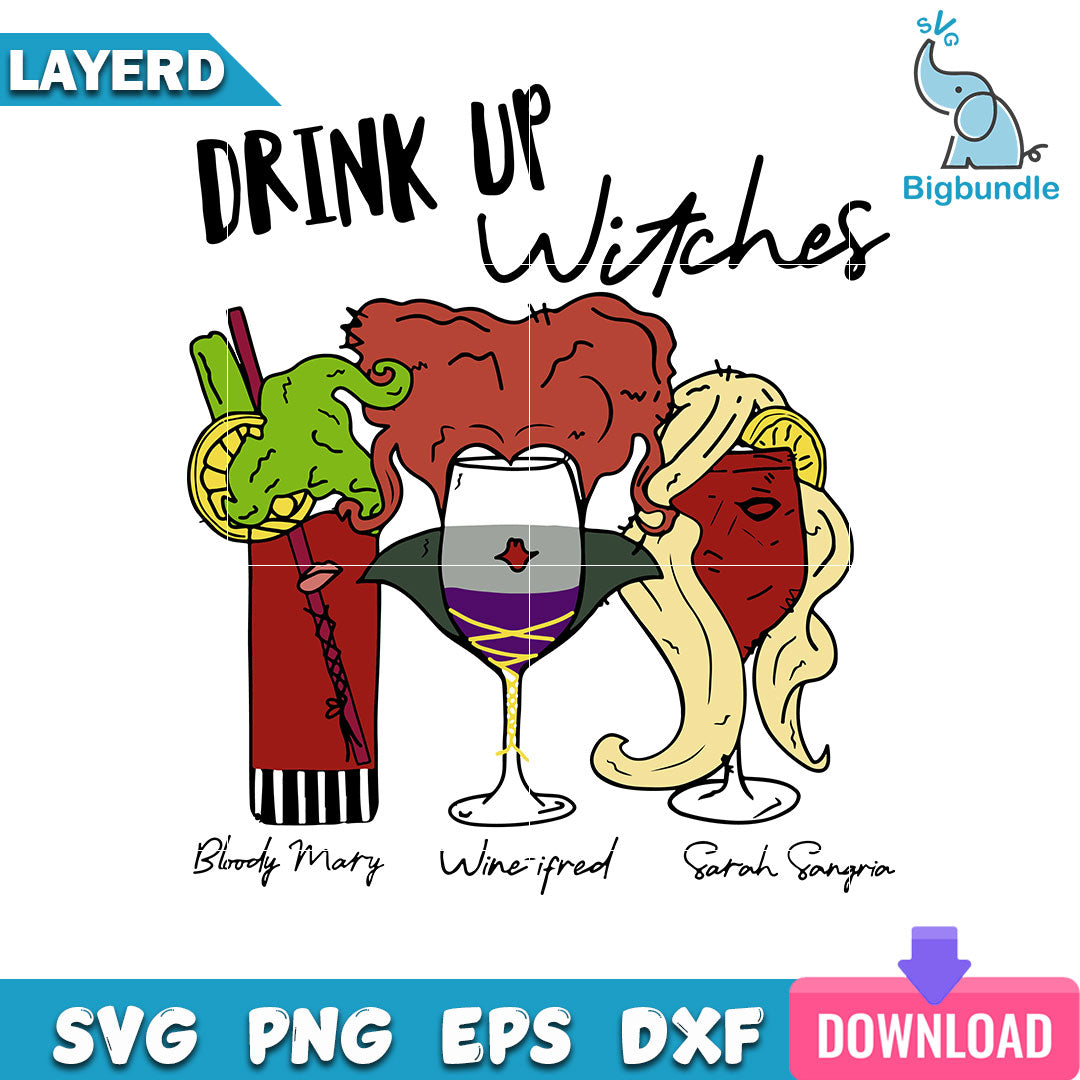 Drink Up Witches Sanderson Sisters Svg, Halloween Svg, SG13072318