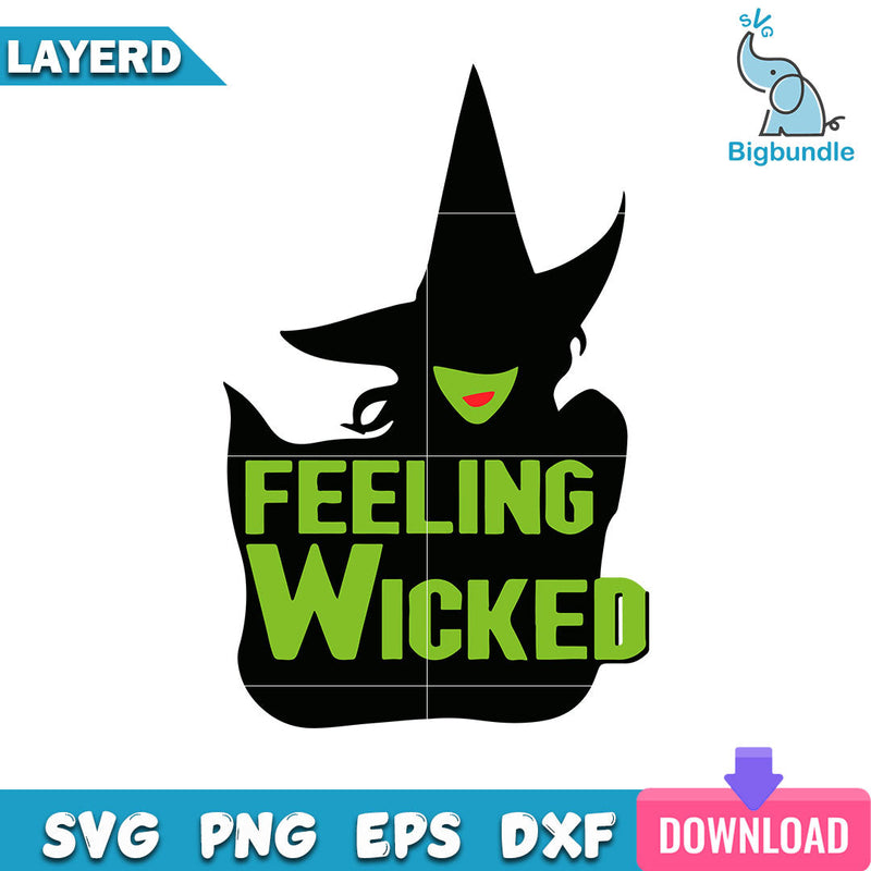 Feeling Wicked Halloween Svg, Halloween Svg, SG13072324