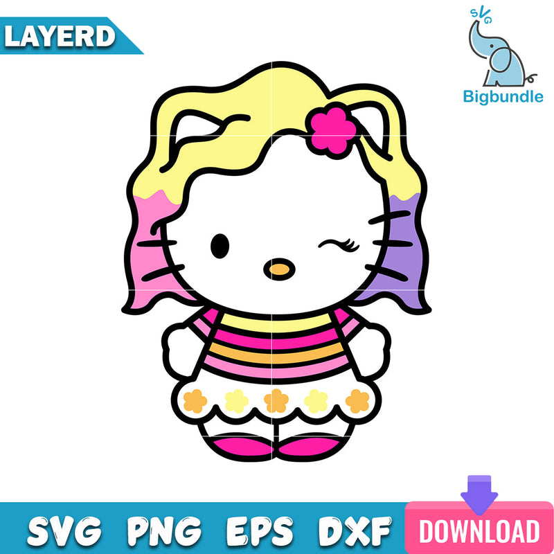 Hello Kitty Enid Svg, Hello Kitty Halloween Svg, SG19062366