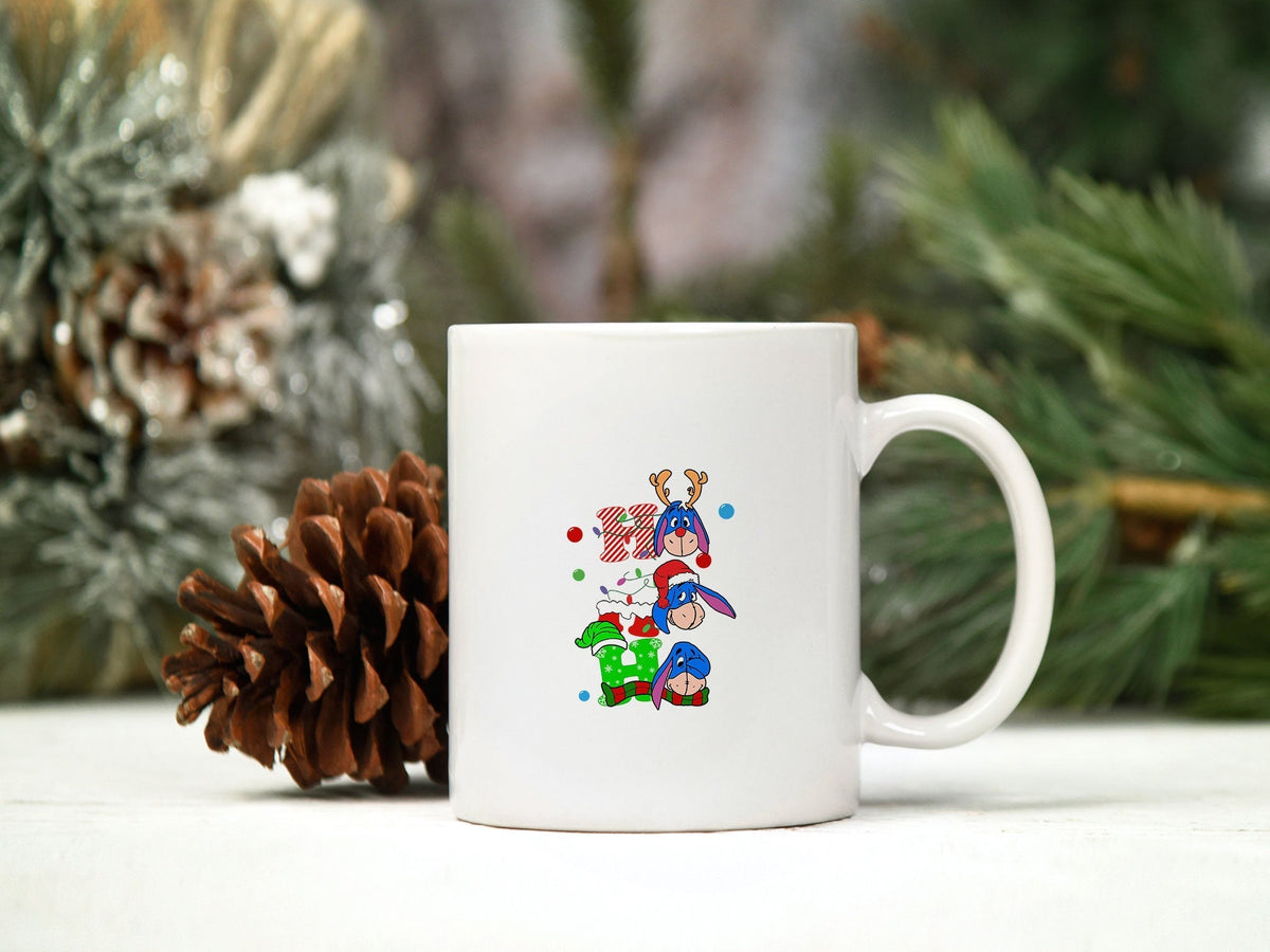 HO HO HO Eeyore Christmas SVG, Christmas SVG PNG DXF EPS File.