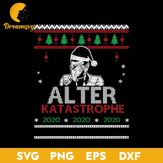 Alter Katastrophe 2020 Michael Manousakis  Christmas SVG, Christmas SVG, PNG DXF EPS Digital File.