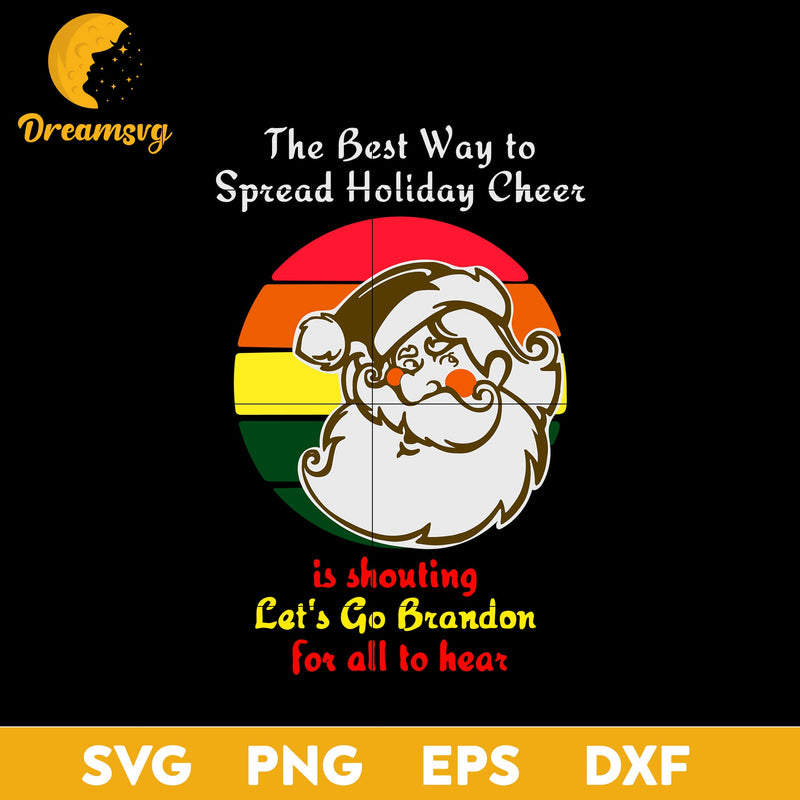 Anti Biden Christmas Let’s Go Brandon SVG, Christmas SVG, PNG DXF EPS Digital File.