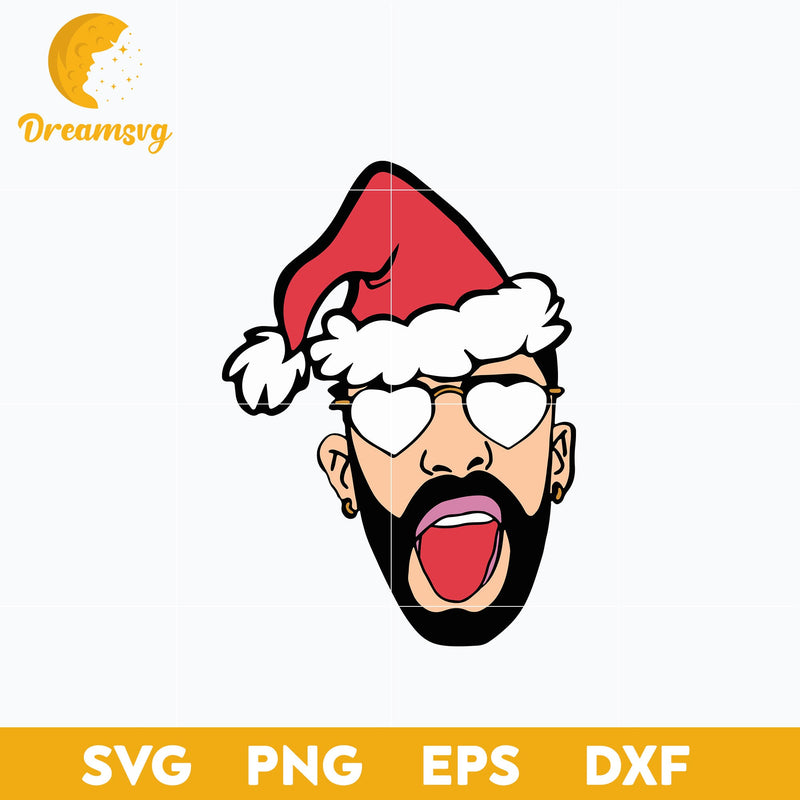 Bad Bunny Christmas SVG, Christmas SVG, PNG DXF EPS Digital File.