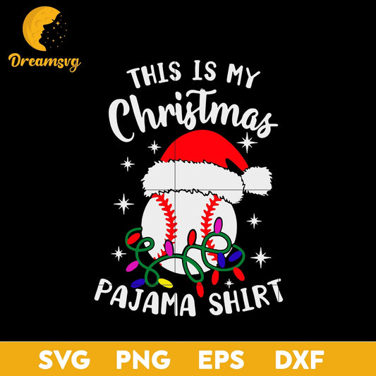 Baseball Santa Hat Christmas SVG, Christmas SVG, PNG DXF EPS Digital File.