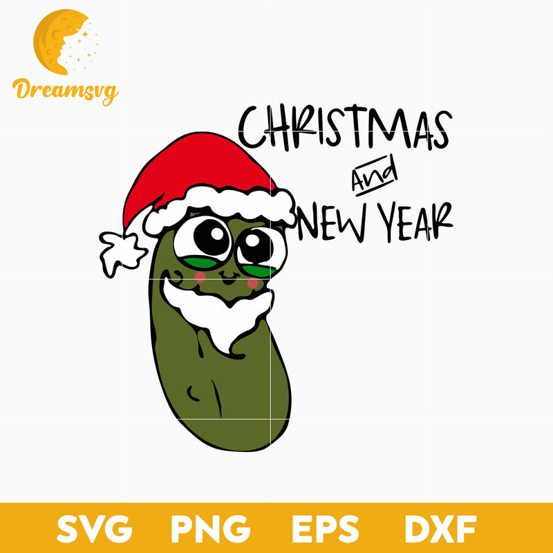 Christmas And New Year SVG, Christmas SVG, PNG DXF EPS Digital File.