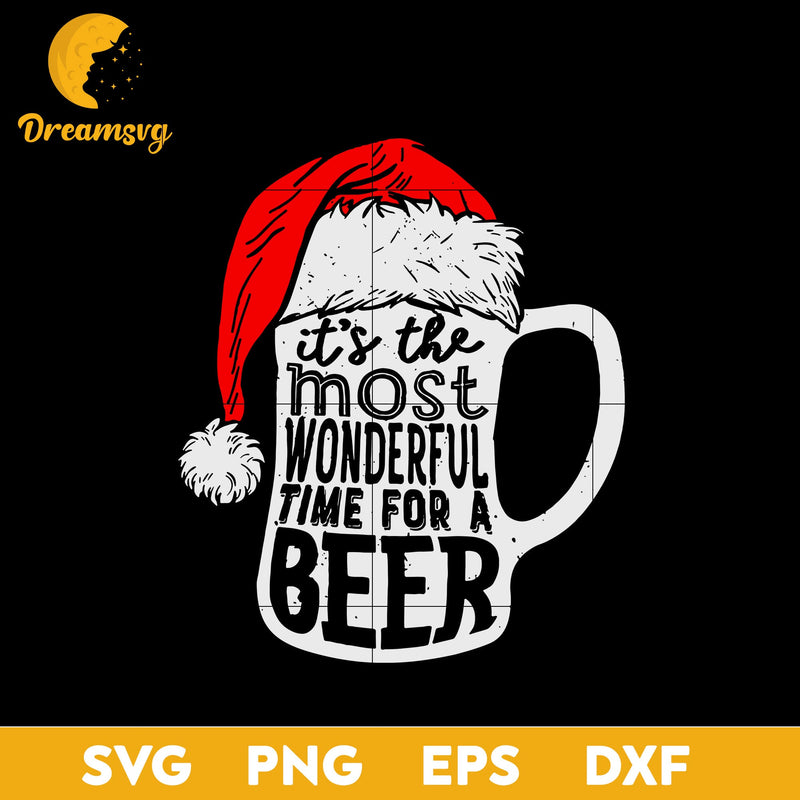 Christmas Beer SVG, Christmas SVG, PNG DXF EPS Digital File.