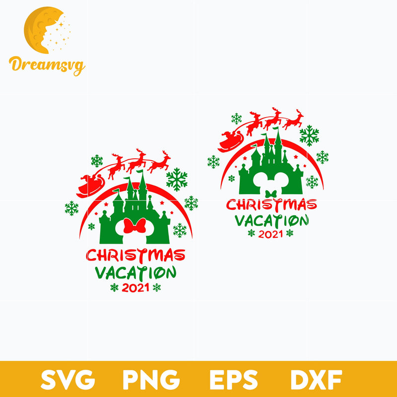 Christmas Vacation 2021 SVG, Christmas SVG, PNG DXF EPS Digital File.