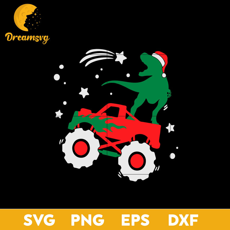 Dinosaur Christmas SVG, Christmas SVG, PNG DXF EPS Digital File.