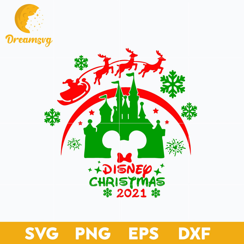 Disney Christmas 2021 SVG, Christmas SVG, PNG DXF EPS Digital File.