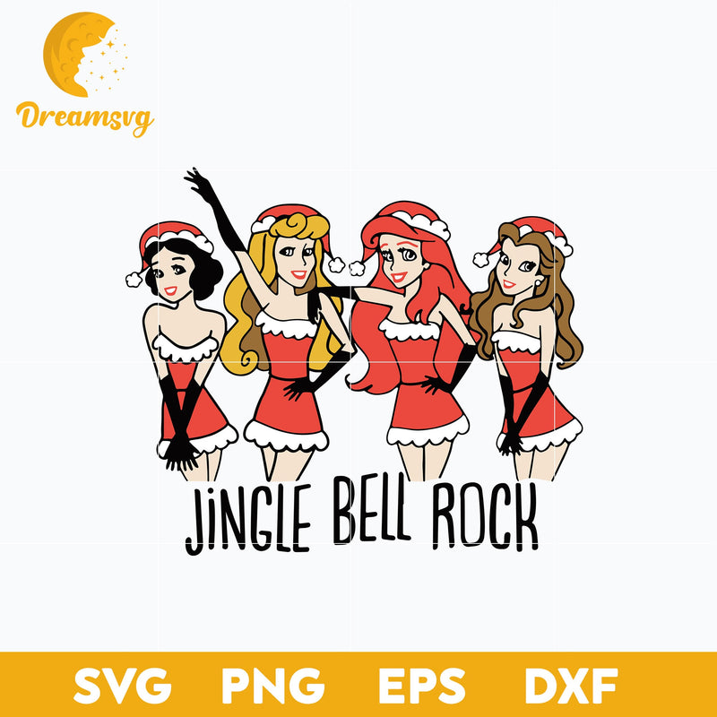 Disney Girls Christmas SVG, Christmas SVG, PNG DXF EPS Digital File.