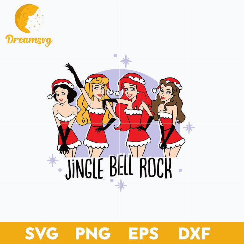 Disney princess Christmas SVG, Christmas SVG, PNG DXF EPS Digital File.