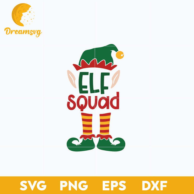 Elf Squad Christmas SVG, Christmas SVG, PNG DXF EPS Digital File.