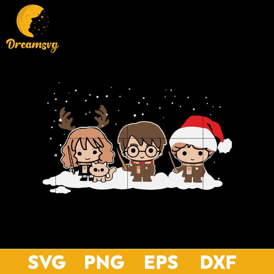 Harry Potter Christmas SVG, Christmas SVG, PNG DXF EPS Digital File.