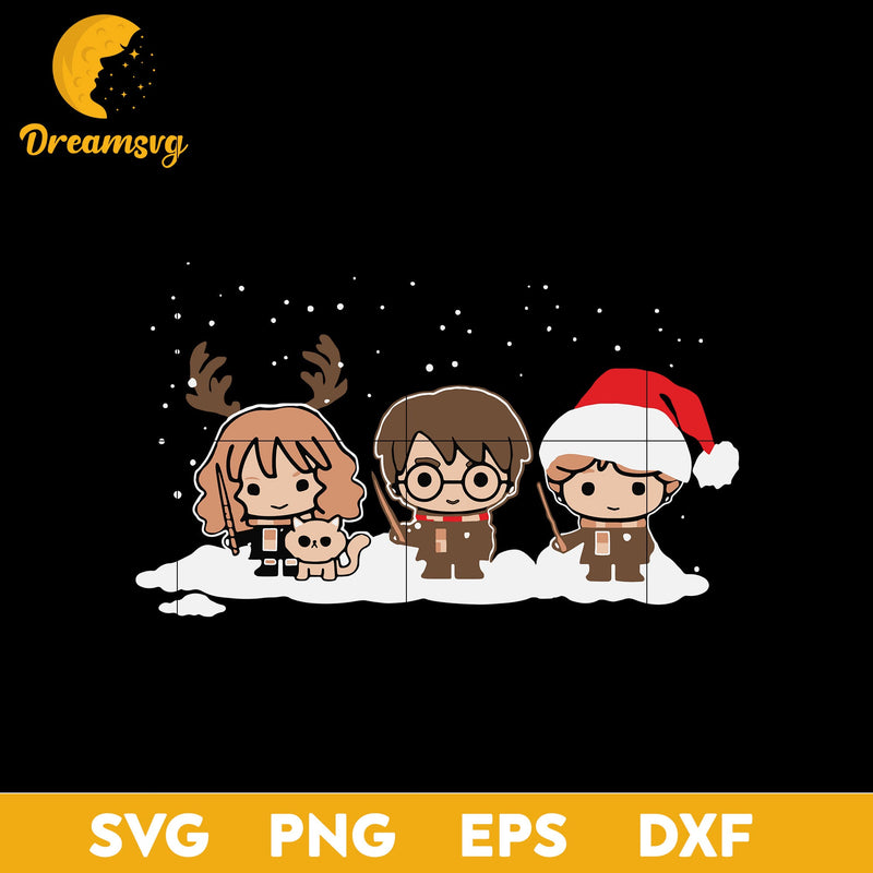 Harry Potter Christmas SVG, Christmas SVG, PNG DXF EPS Digital File.