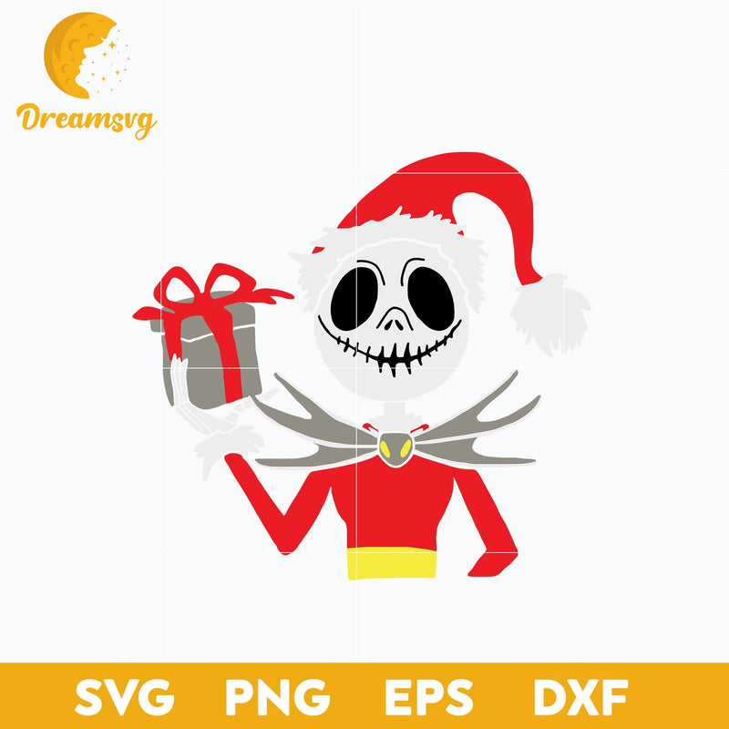 Jack Santa Claus Nightmare Before  Christmas SVG, Christmas SVG, PNG DXF EPS Digital File.