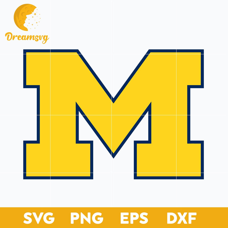 Michigan Wolverines Svg, Logo Ncaa Sport Svg, Ncaa Svg, Png, Dxf, Eps Download File.