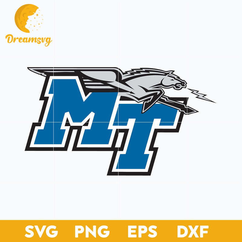 Middle Tennessee Blue Raiders  Svg, Logo Ncaa Sport Svg, Ncaa Svg, Png, Dxf, Eps Download File.