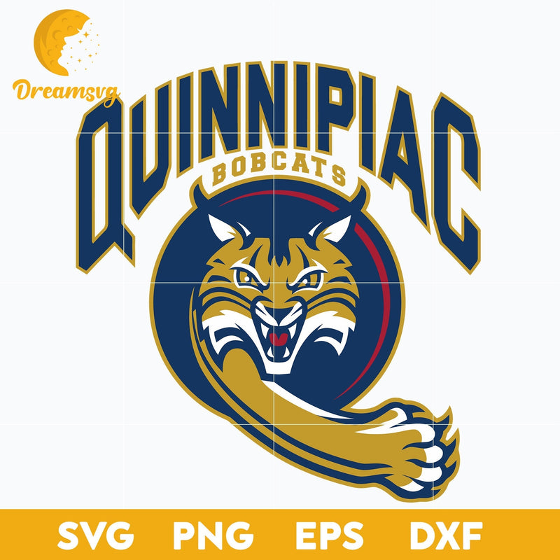 Quinnipiac Bobcats Svg, Logo Ncaa Sport Svg, Ncaa Svg, Png, Dxf, Eps Download File.