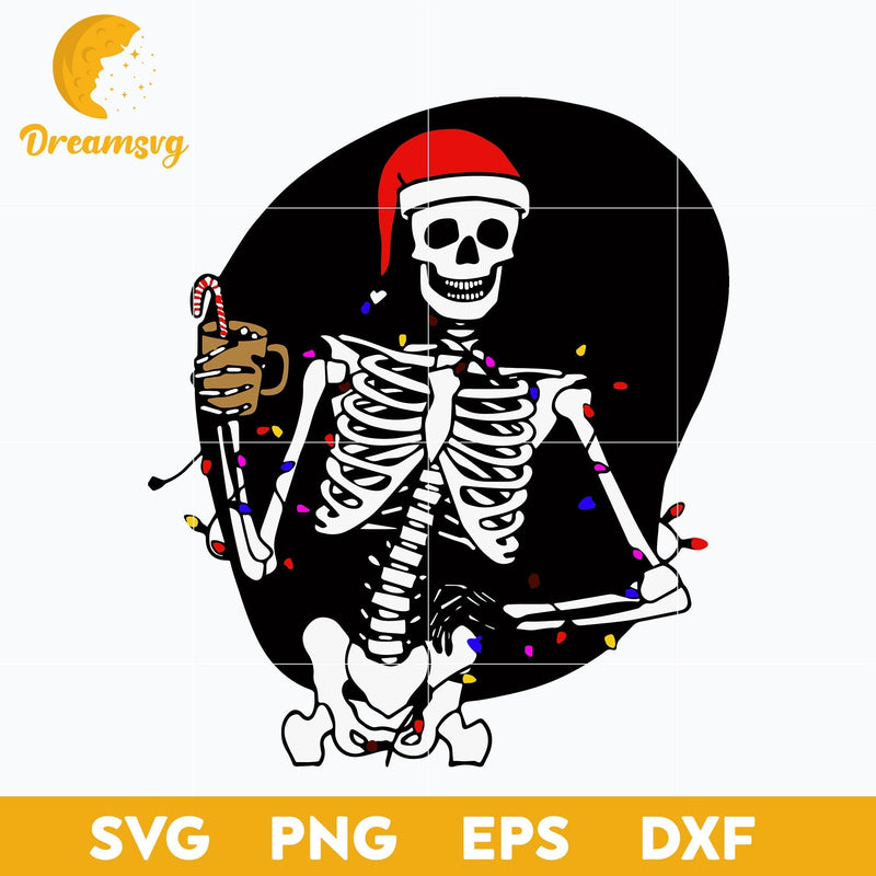 Sassy Skelly Christmas SVG, Christmas SVG, PNG DXF EPS Digital File.