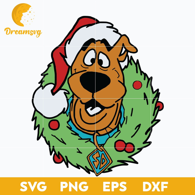 Scooby Doo Christmas SVG, Christmas SVG, PNG DXF EPS Digital File.