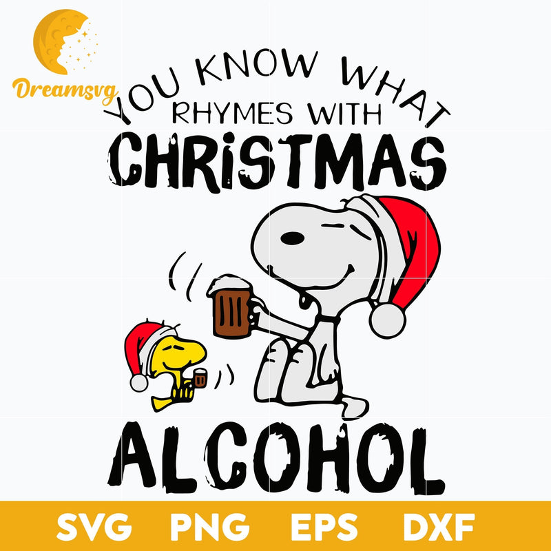 You Know What Rhymes With Christmas SVG, Christmas SVG, PNG DXF EPS Digital File.