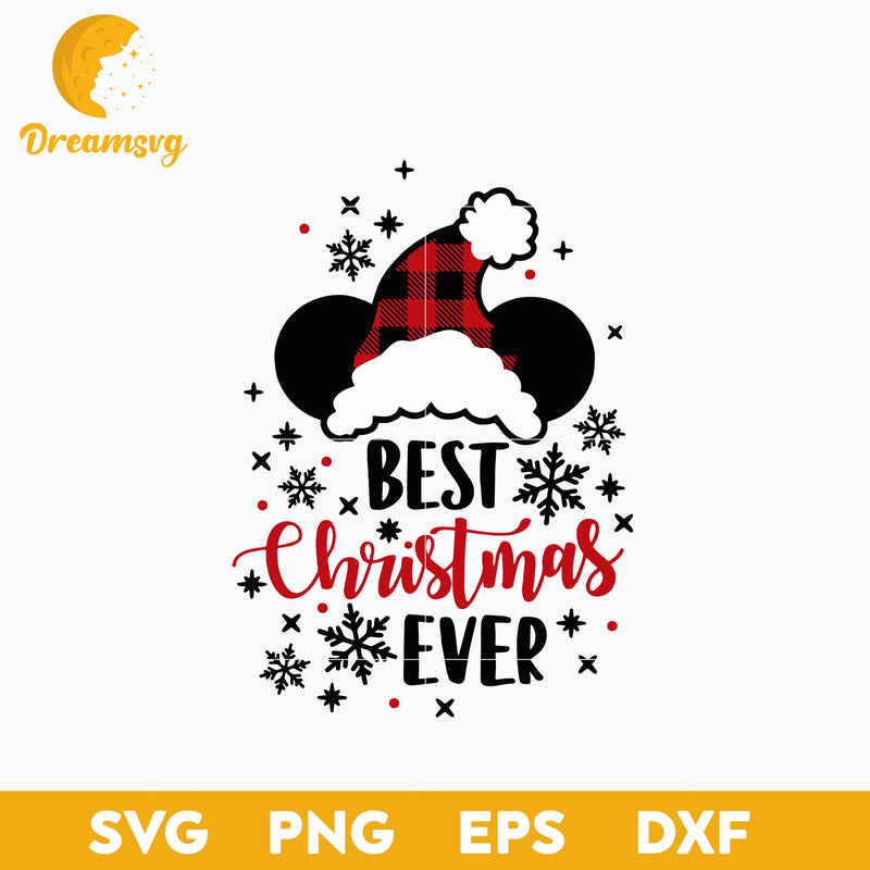 Best Christmas Ever SVG, Christmas SVG, PNG DXF EPS Digital File.