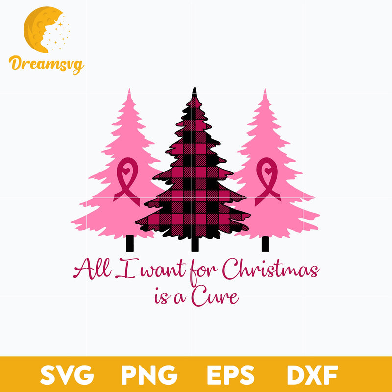 Christmas Cancer SVG, Christmas SVG, PNG DXF EPS Digital File.