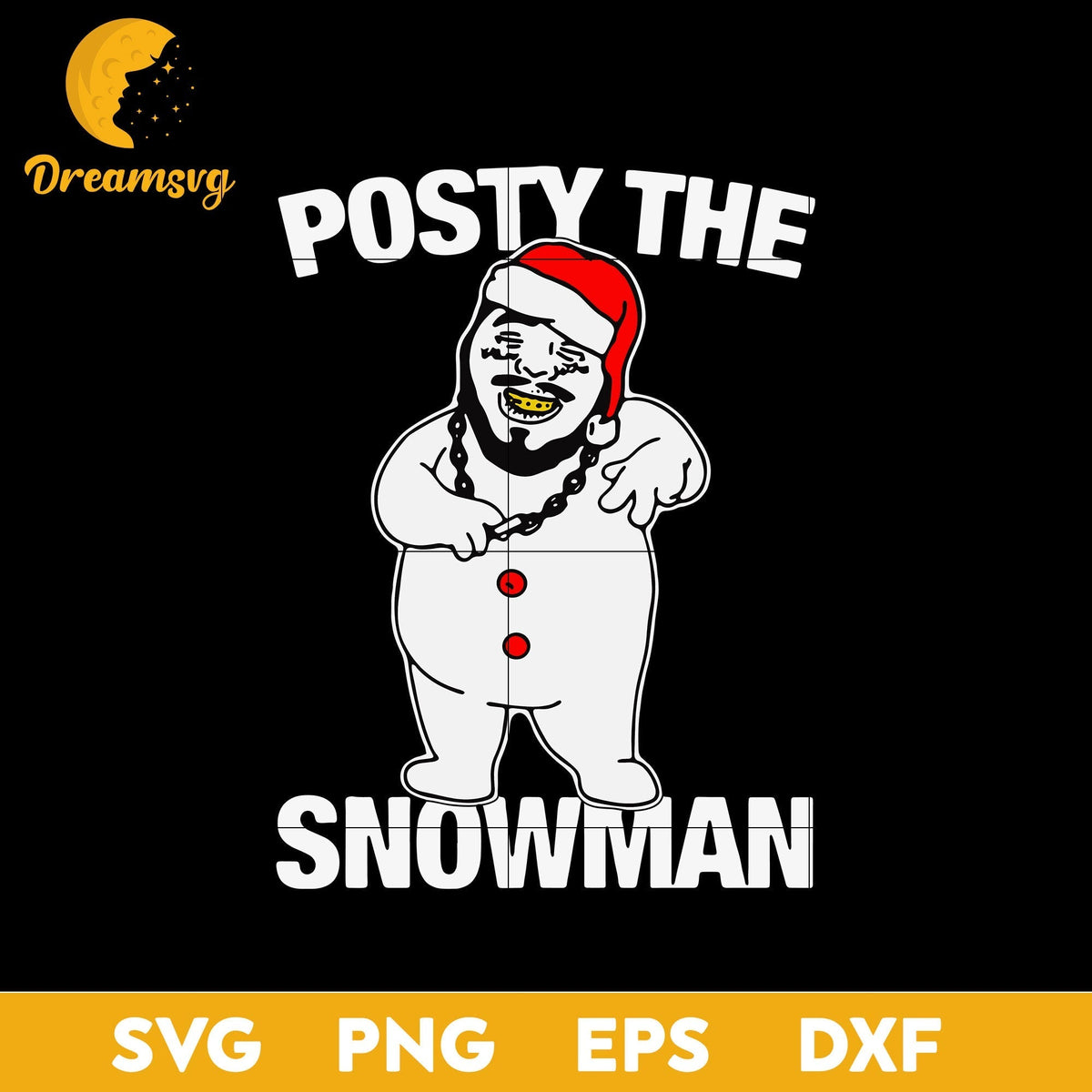 Posty Lettering Svg Posty The Snowman SVG, Christmas SVG, PNG DXF EPS Digital File ...
