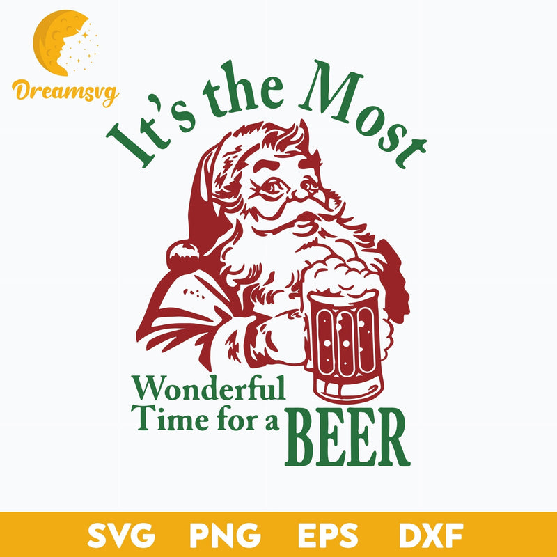 Santa It's The Most SVG, Christmas SVG, PNG DXF EPS Digital File.