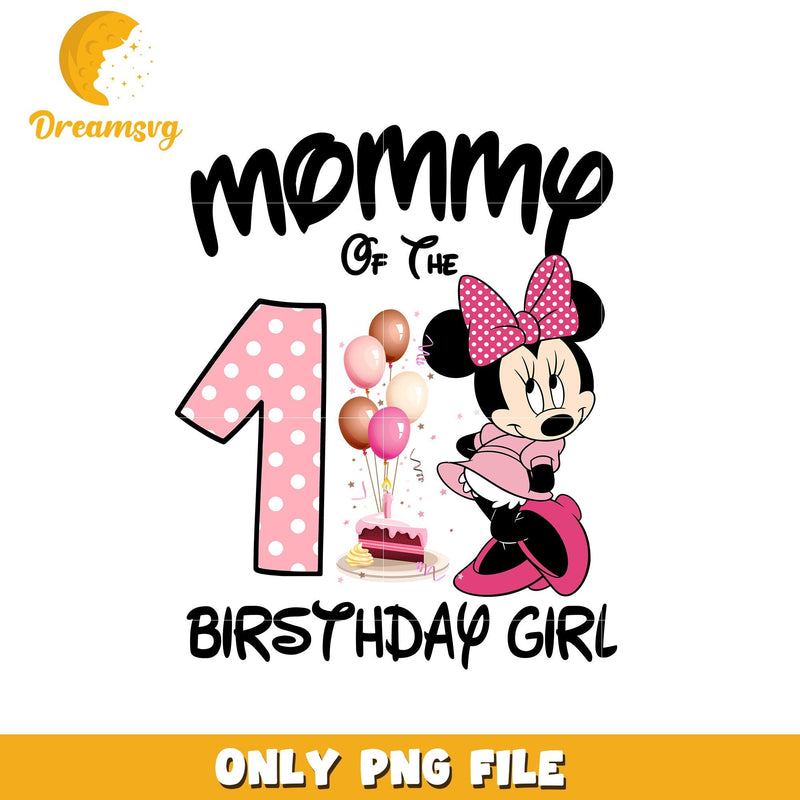 Minnie mouse mommy of the birthday girl png