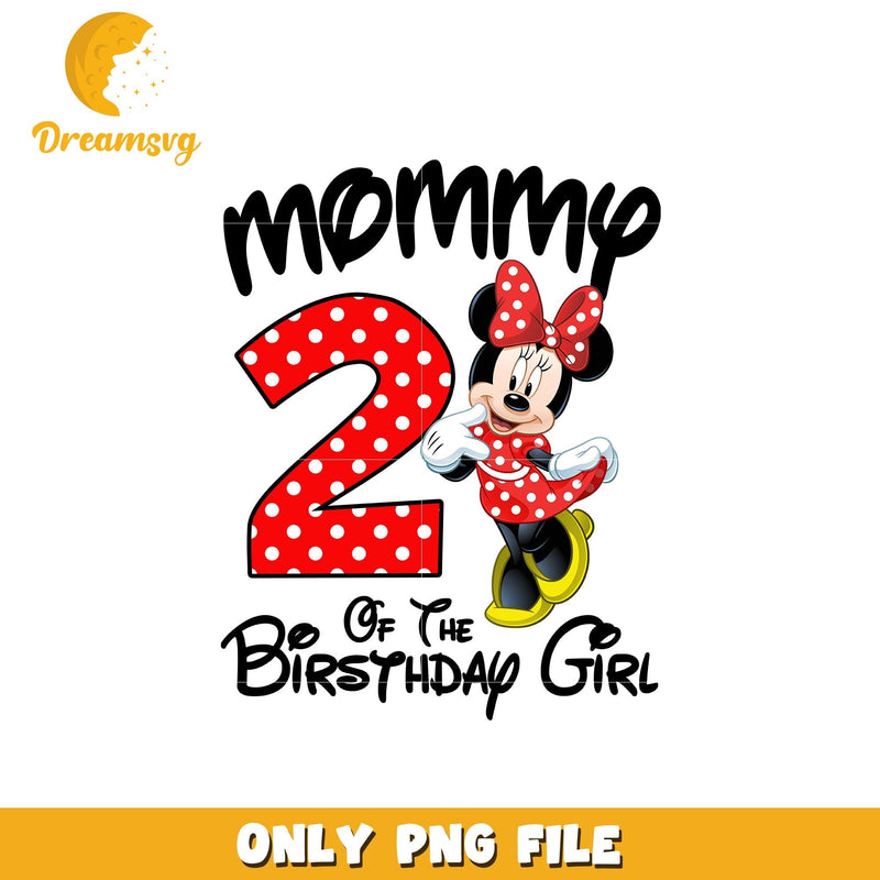 Minnie mommy of the birthday girl png