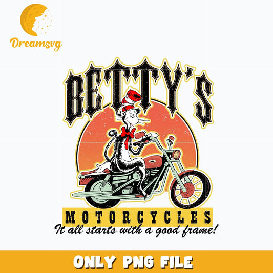 Betty's Motorcycles It All Starts With a Good Frame Png