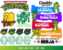 Ninja Turtles PNG & SVG Bundle, 1000+ Files For Cricut & Silhouette