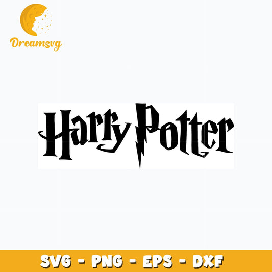 Harry potter text design svg, anime svg, Harry Potter svg
