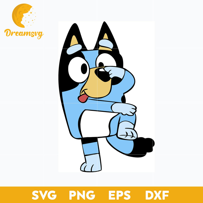 Bluey svg, Bluey Cutfile, Bluey Clipart, Cartoon svg, png, dxf, eps file.