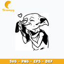 Dobby love svg, anime svg, Harry Potter svg