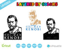 Obi-Wan Kenobi cliparts bundle, Designs for Sublimation, SVG cut files for Cricut / Silhouette, Star Wars clipart