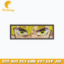 Zenitsu eyes embroidery design