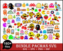 Pacman svg bundle, Pacman svg, png, dxf, Pacman svg files for cricut, Pacman svg clipar, Pacman silhouette, Digital download