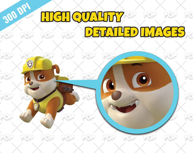 Paw Patrol clipart PNG, transparent PNG, designs for decoration / sublimation, instant download