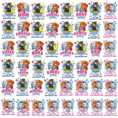 Paw patrol birthday bundle png trending 2024